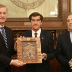 Sadir recibió al embajador de la Unión Europea y al jefe de misión de Emiratos Árabes Unidos